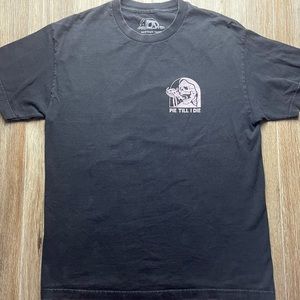 Sketchy Tank Pie Till I Die Black Crewneck Short Sleeve T Shirt Men's Size L